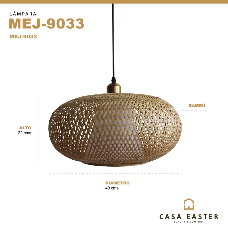 Cargue la imagen en el visor de la galería, Lamapara estilo Bamboo 40*22 MEJ9033 CasaEaster