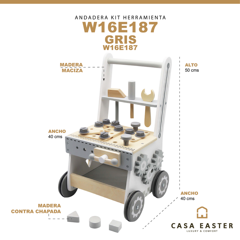Cargue la imagen en el visor de la galería, Kit infantil Andadera juego de herramientas - W16E187