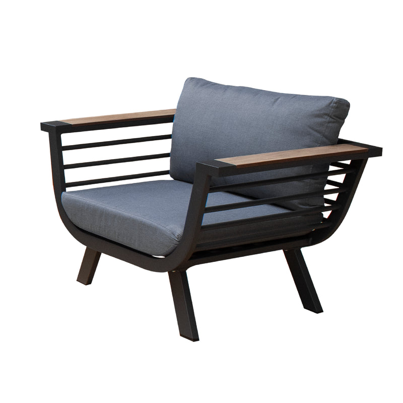 Cargue la imagen en el visor de la galería, Set para Exterior e Interior de Aluminio Color Carbon FRIO BISTRO- BISTR-FR-CH
