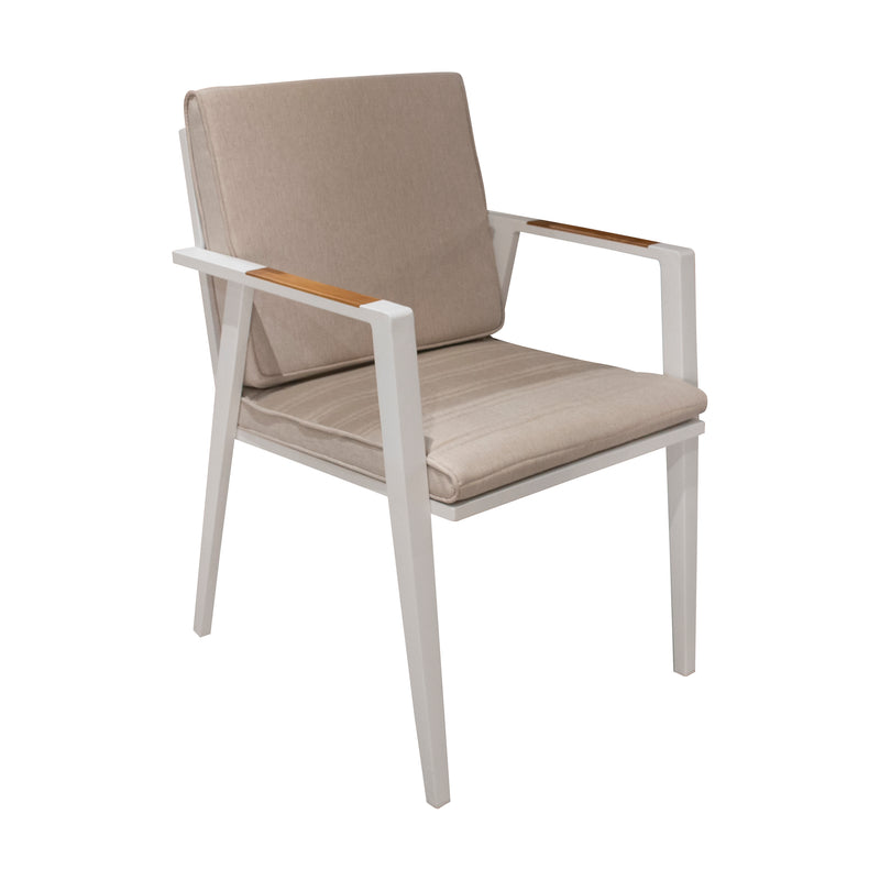 Cargue la imagen en el visor de la galería, Silla para Exterior e Interior Color Blanco GREEN-GCH-1