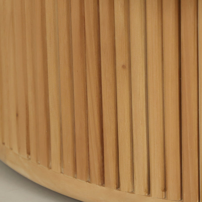 Load image into Gallery viewer, Coffee table dia. 90cm Hazel in Hazelnut wood - HUC2867