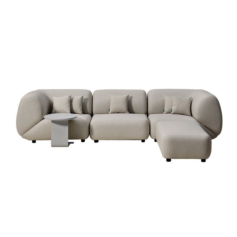 Cargue la imagen en el visor de la galería, Set Honda modular en L color Gris - HOND-L1-2COR