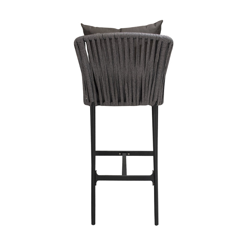 Cargue la imagen en el visor de la galería, Silla Alta de Lazo para Exterior e Interior Color Gris Jaspe KAMI-2780