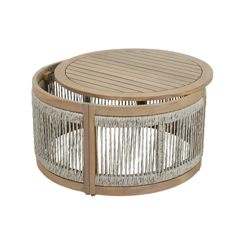 Cargue la imagen en el visor de la galería, Set doble Kava color natural - HUC40848-DOB