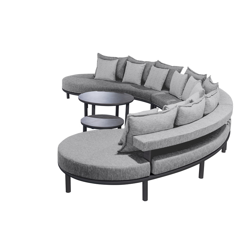 Cargue la imagen en el visor de la galería, Set en media Luna Kawawna color Gris - KAWA