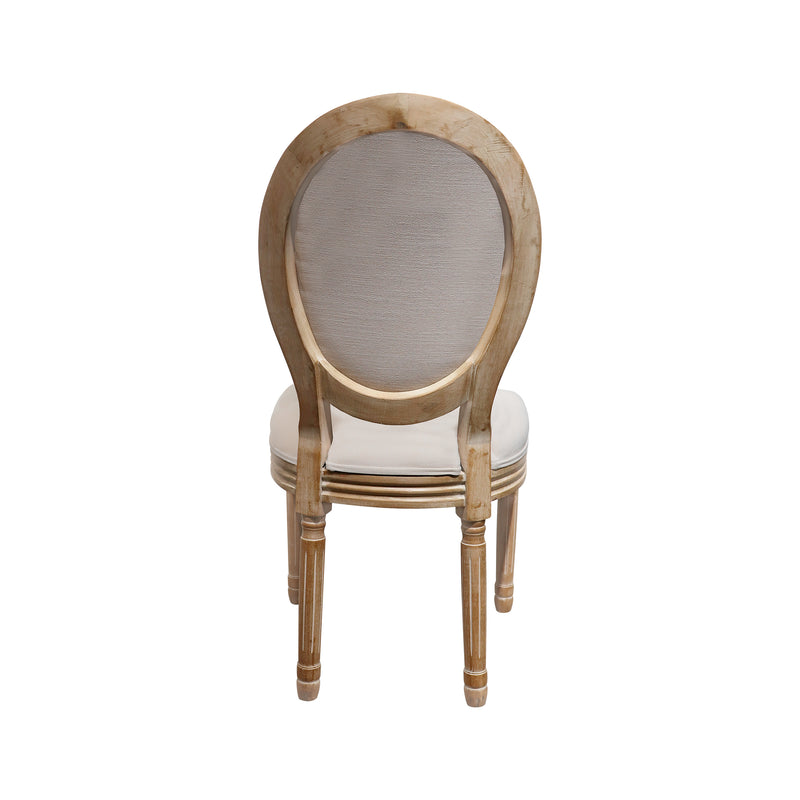 Cargue la imagen en el visor de la galería, Silla para Interior de Madera color Natural Louis Banquete - 9FMNAT