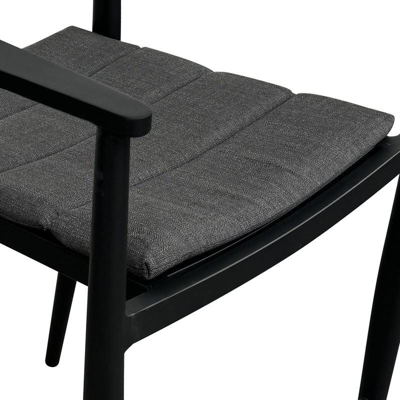 Cargue la imagen en el visor de la galería, Comedor Bon 1.4 M carbon + 4 sillas Shakira