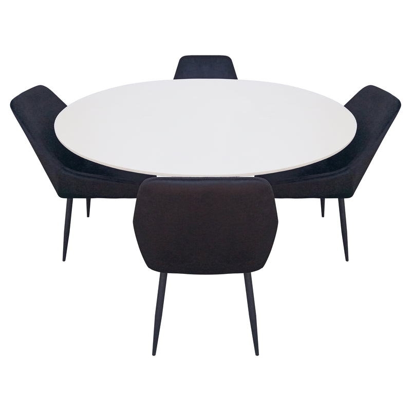 Cargue la imagen en el visor de la galería, Comedor Xambe blanca 1.3 M + 4 sillas Dammy Cal