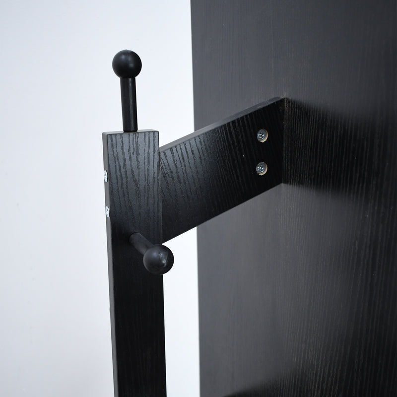 Cargue la imagen en el visor de la galería, Espejo decorativo organizador Revo, color negro 1.66*45 - revo