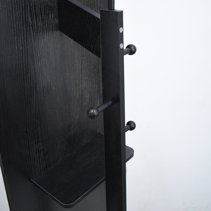 Cargue la imagen en el visor de la galería, Espejo decorativo organizador Revo, color negro 1.66*45 - revo