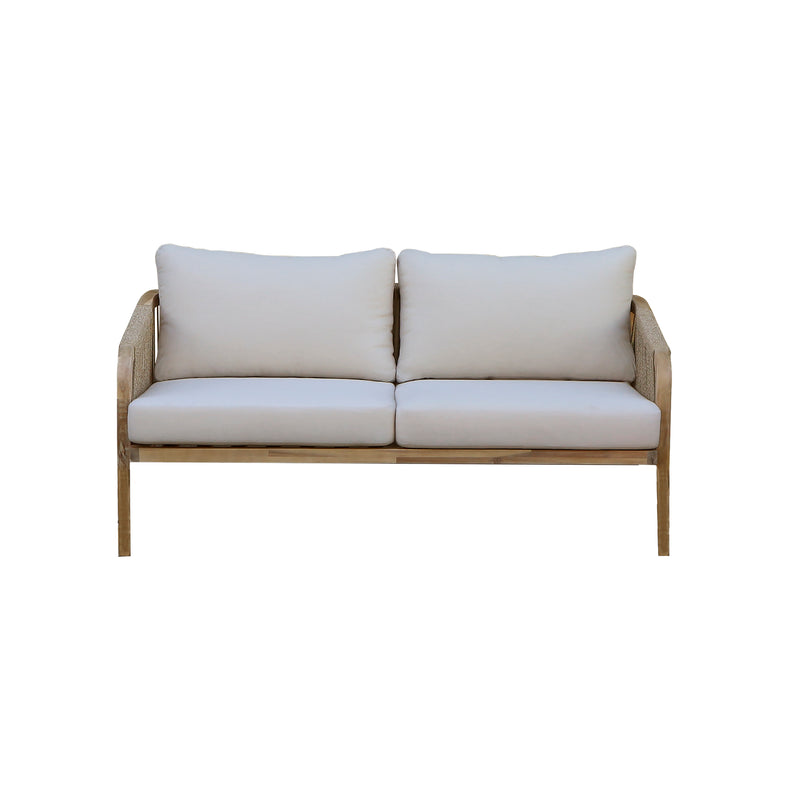 Cargue la imagen en el visor de la galería, Set Rimini doble + mesa de centro rimini color natural - 686KD-HUC37159