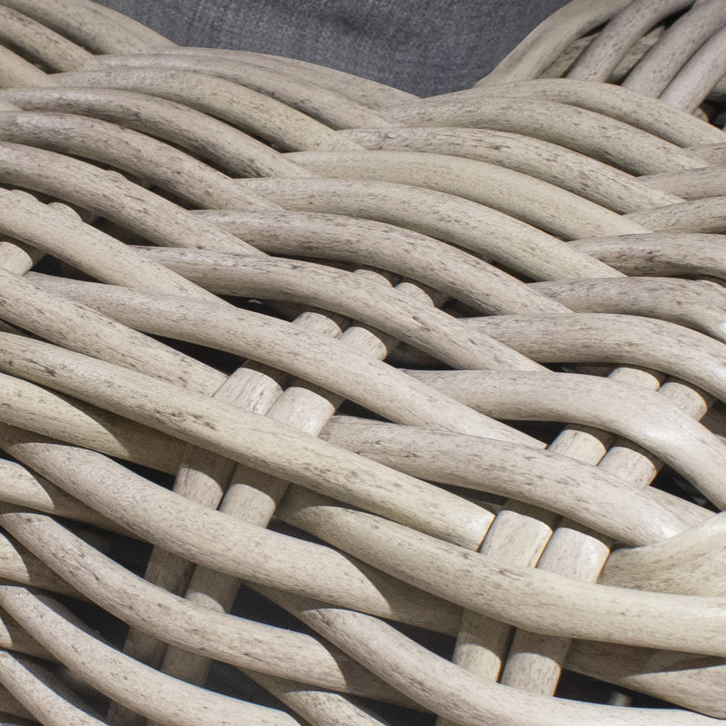 Cargue la imagen en el visor de la galería, Set Burley en L con mesa de centro redonda