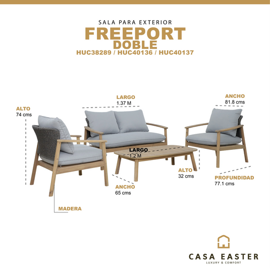 set Doble para interior y exterior Freeport CasaEaster