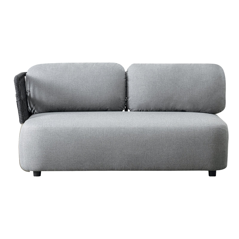 Cargue la imagen en el visor de la galería, Sofá doble brazo derecho Soft color carbon - AC30032R