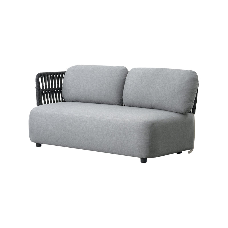 Cargue la imagen en el visor de la galería, Sofá doble brazo derecho Soft color carbon - AC30032R