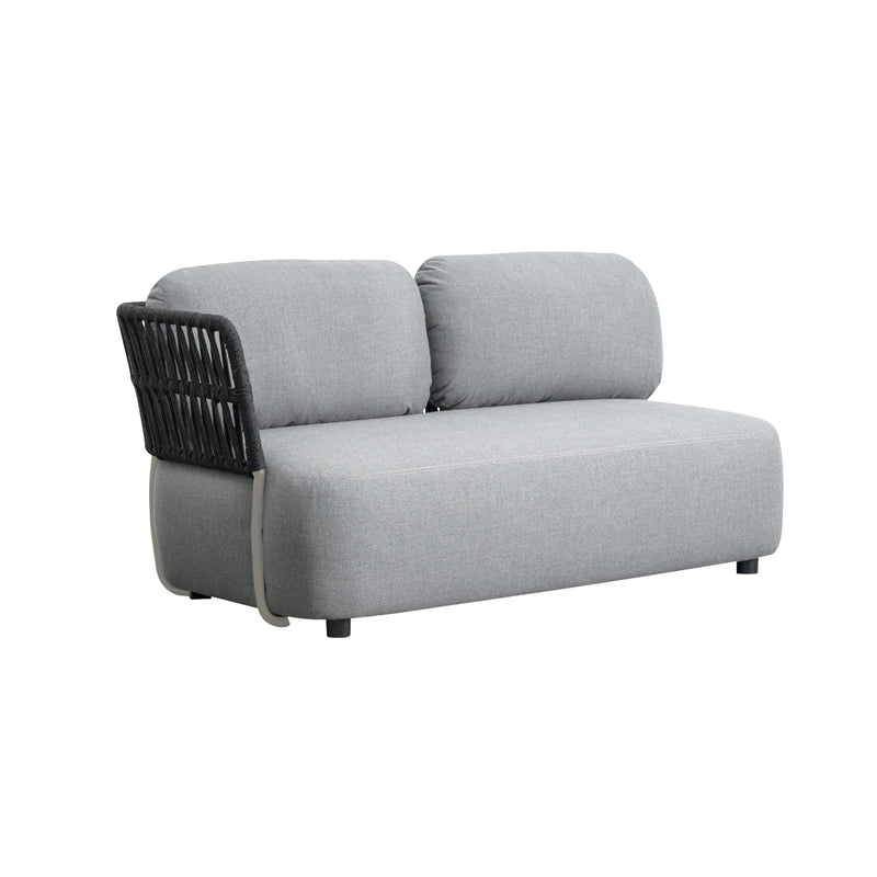 Cargue la imagen en el visor de la galería, Sofá doble brazo derecho Soft color carbon - AC30032R