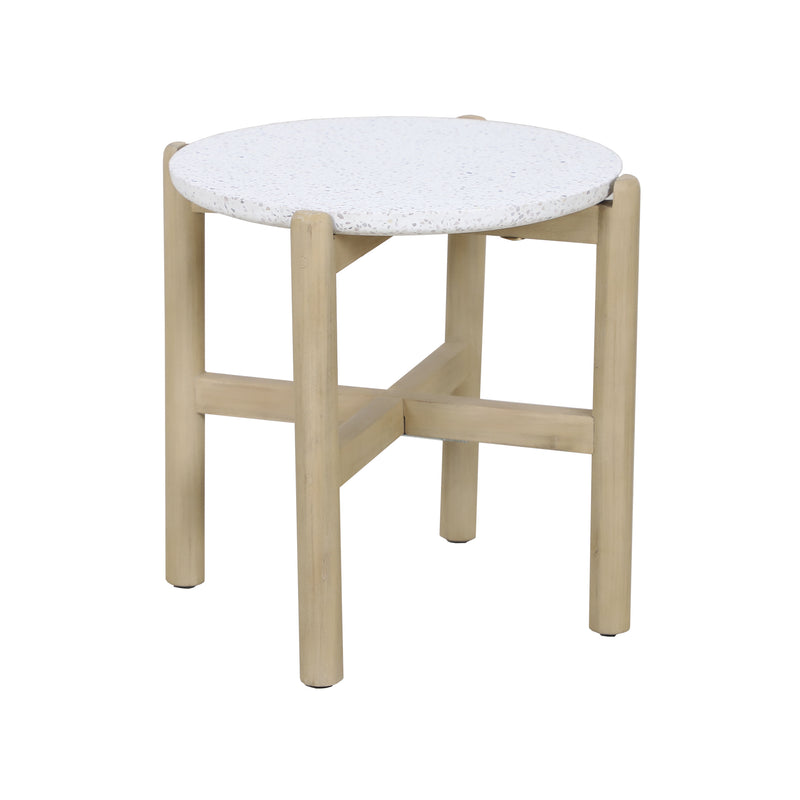 Cargue la imagen en el visor de la galería, Set para Exterior e Interior de Madera Acacia Color Blanco TALARA BISTRO-6216869180