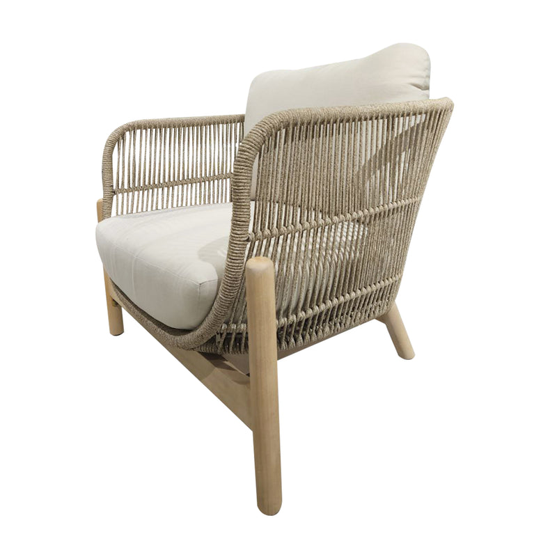 Cargue la imagen en el visor de la galería, Set para Exterior e Interior de Madera Acacia Color Blanco TALARA BISTRO-6216869180