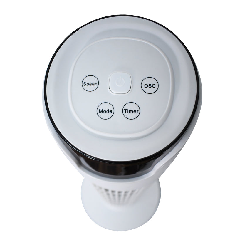 Cargue la imagen en el visor de la galería, Ventilador de Torre remoto TF3605 color blanco Alt. 90 cms / diám. 14.8 cms - TF3605