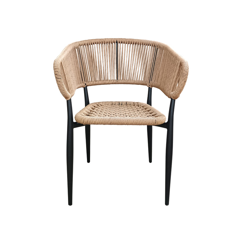 Cargue la imagen en el visor de la galería, silla de Ratan Twisted 1092color Café - 1092