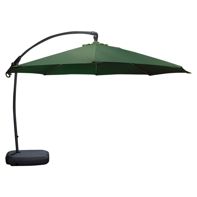 Cargue la imagen en el visor de la galería, Sombrilla para Jardin o Exterior Home Brazo Lateral Color Verde+Base