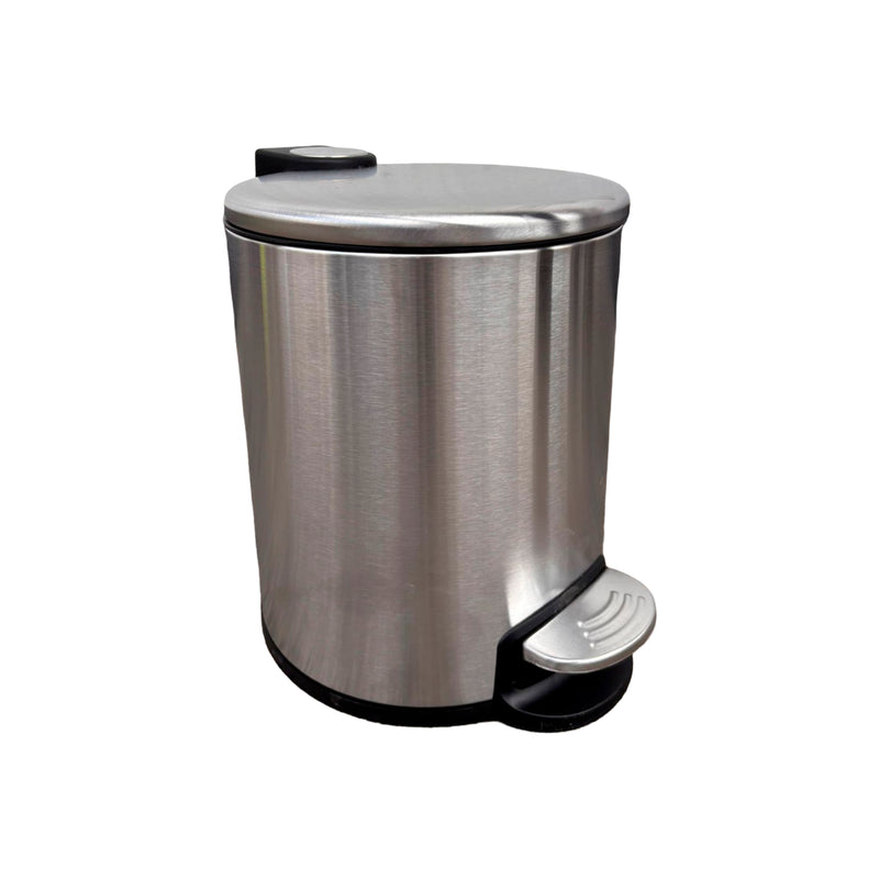 Cargue la imagen en el visor de la galería, Bote de basura chico de Acero inoxidable FCG con pedal de 5L redondo - FCGF43005-5L
