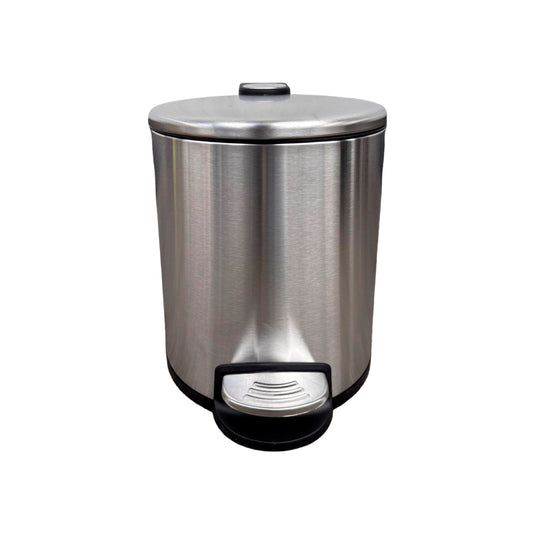 Bote de basura chico de Acero inoxidable FCG con pedal de 5L redondo - FCGF43005-5L