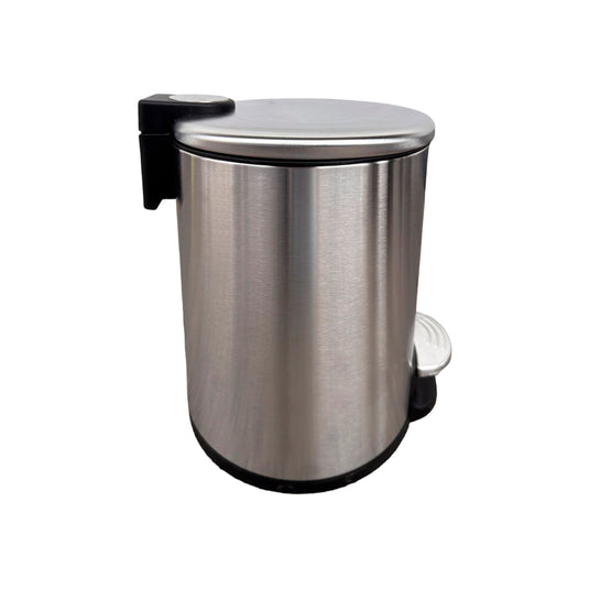Bote de basura chico de Acero inoxidable FCG con pedal de 5L redondo - FCGF43005-5L