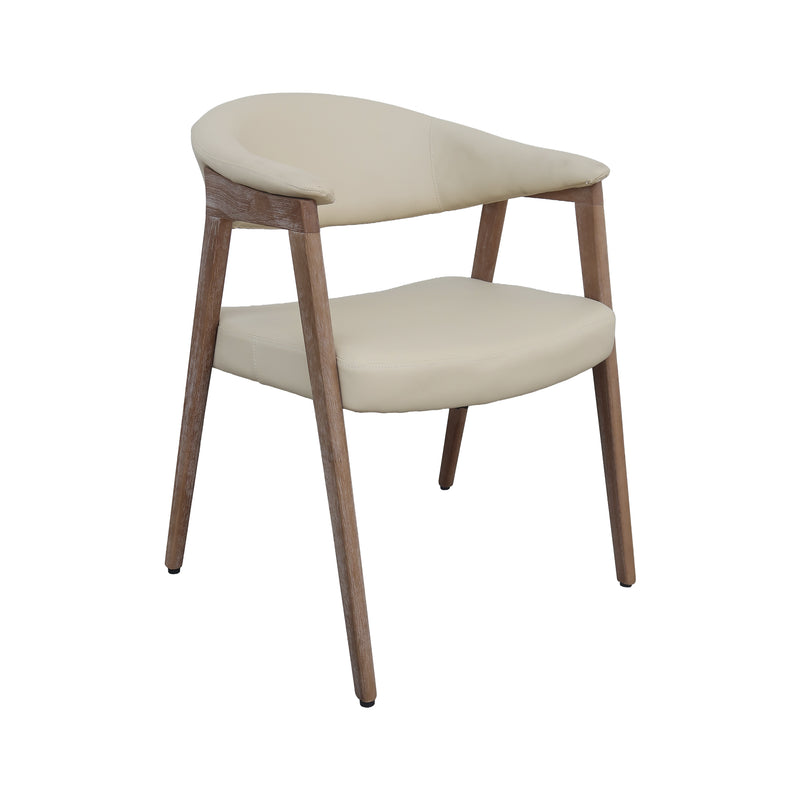 Cargue la imagen en el visor de la galería, Silla de Madera para Interior 1015 color crema - 1015-JY6410
