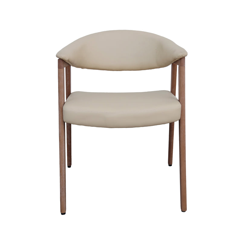 Cargue la imagen en el visor de la galería, Silla de Madera para Interior 1015 color crema - 1015-JY6410
