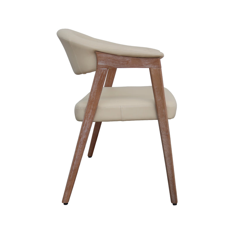 Cargue la imagen en el visor de la galería, Silla de Madera para Interior 1015 color crema - 1015-JY6410
