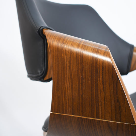 Silla alta para barra 1049 para interior color negro & café - JY3075-1049