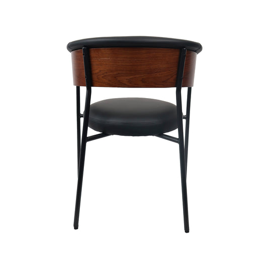 Silla de interior 1060 color café con negro - JY111060