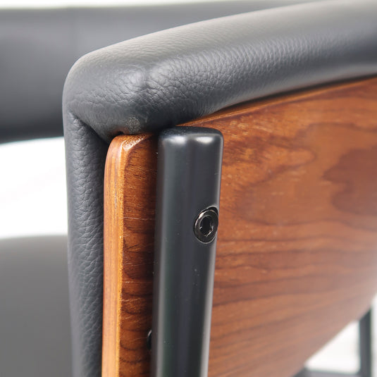 Silla de interior 1060 color café con negro - JY111060