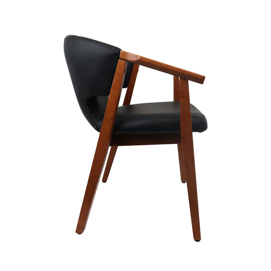 Silla de interior de madera 1061 color negro - JY63861061