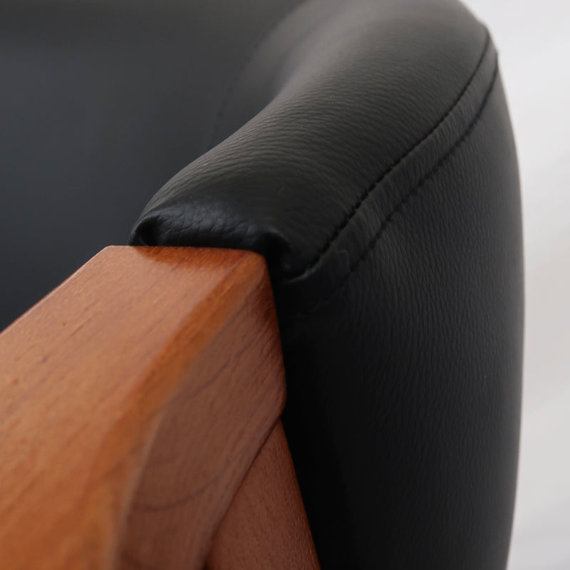 Cargue la imagen en el visor de la galería, Silla de interior de madera 1061 color negro - JY63861061
