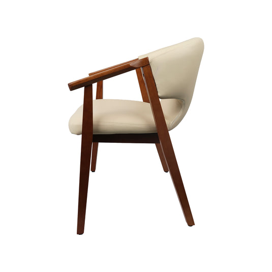 Silla de interior de madera 1062 color crema  - JY9041062