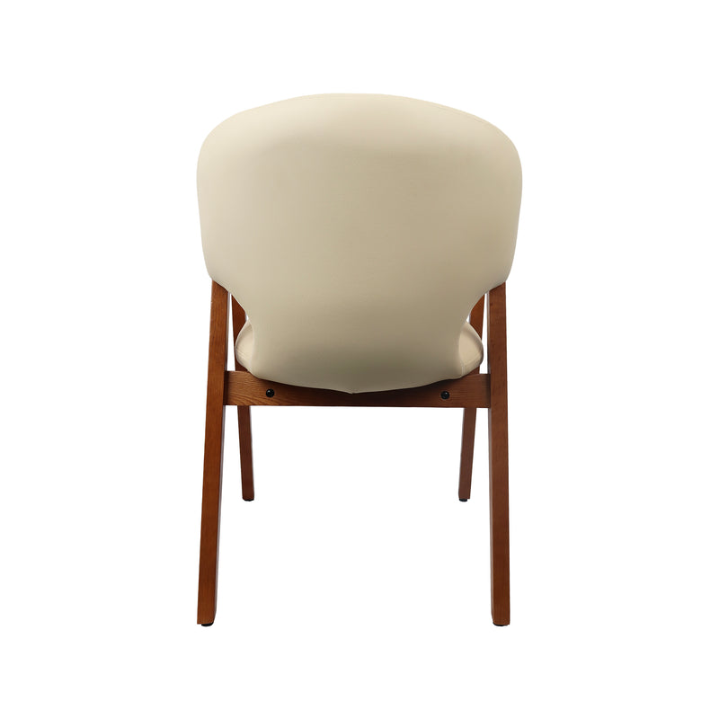 Cargue la imagen en el visor de la galería, Silla de interior de madera 1062 color crema  - JY9041062
