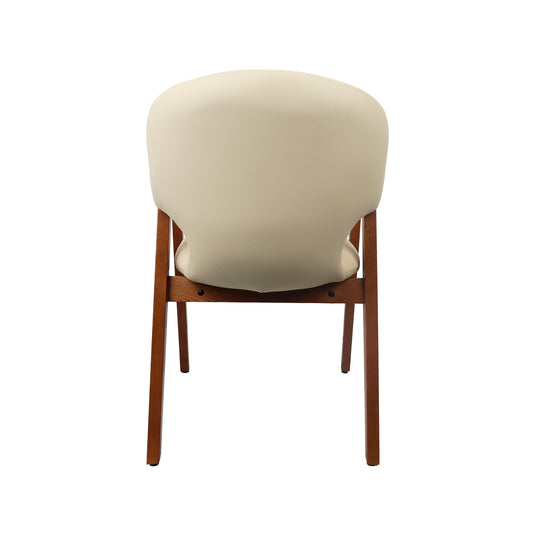Silla de interior de madera 1062 color crema  - JY9041062