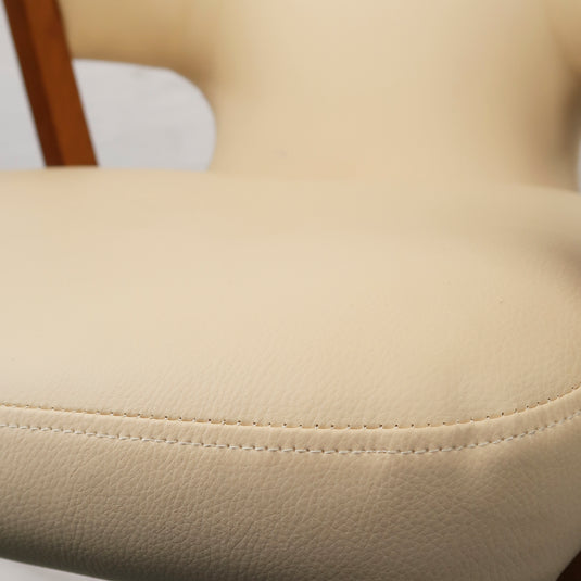 Silla de interior de madera 1062 color crema  - JY9041062