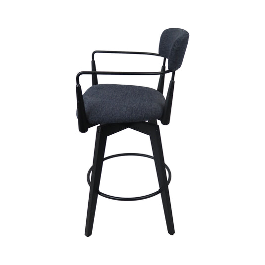 Silla alta de interior de madera 1065 color azul - JY9051065