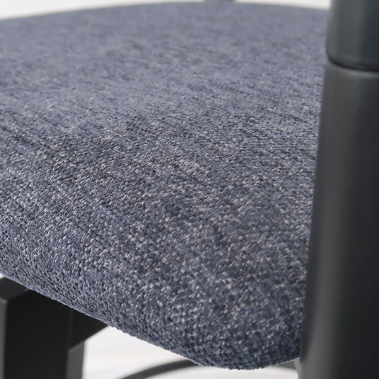 Silla alta de interior de madera 1065 color azul - JY9051065