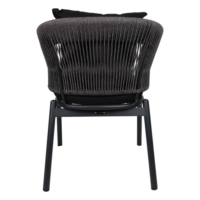 Cargue la imagen en el visor de la galería, Silla de Lazo Andy EQ para Exterior e Interior Color Carbón - 2200054
