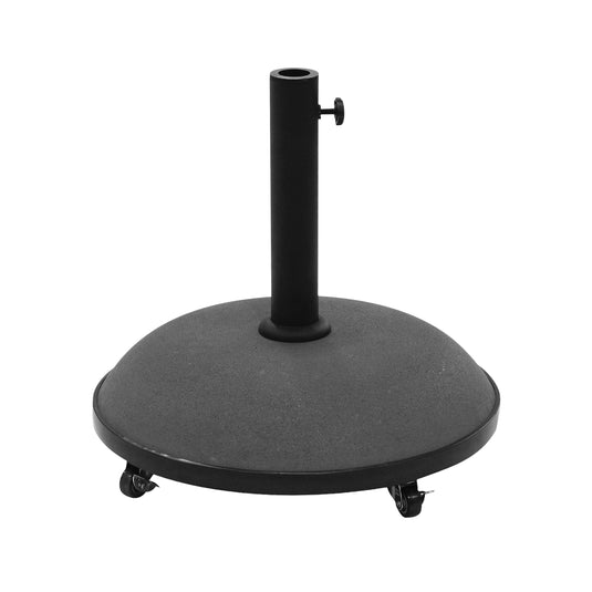 Base para sombrilla AUGUSTO color gris oscuro con llantitas - 23900DW25