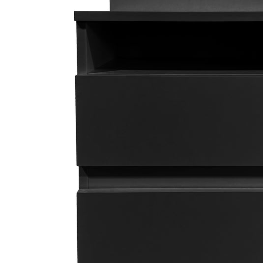 Buró 31155B color negro de 2 niveles - 31155B-BLK