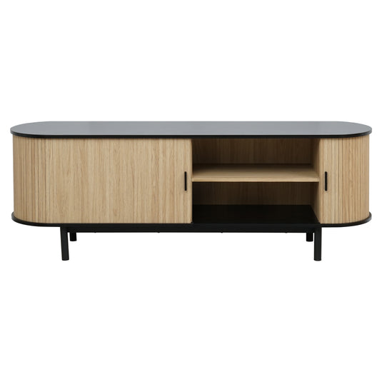 Stand de Tv 31280B Negro & Natural - 31280B