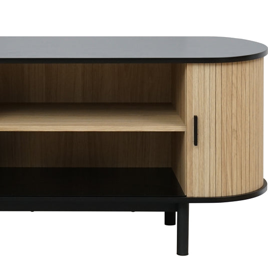 Stand de Tv 31280B Negro & Natural - 31280B