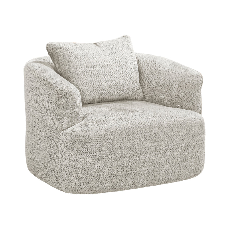 Cargue la imagen en el visor de la galería, Sillón de interior giradorio 360 color hueso - 76666
