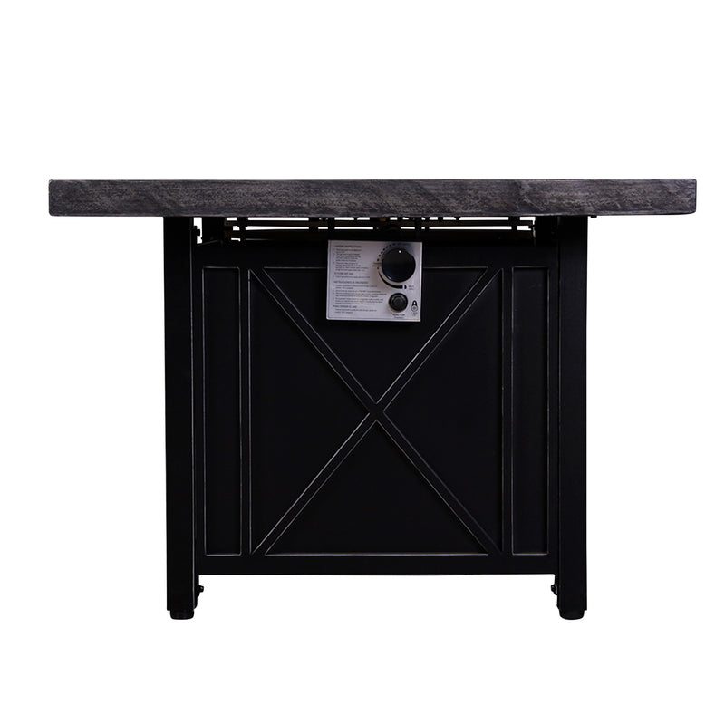 Load image into Gallery viewer, Square black fire pit - 41630
