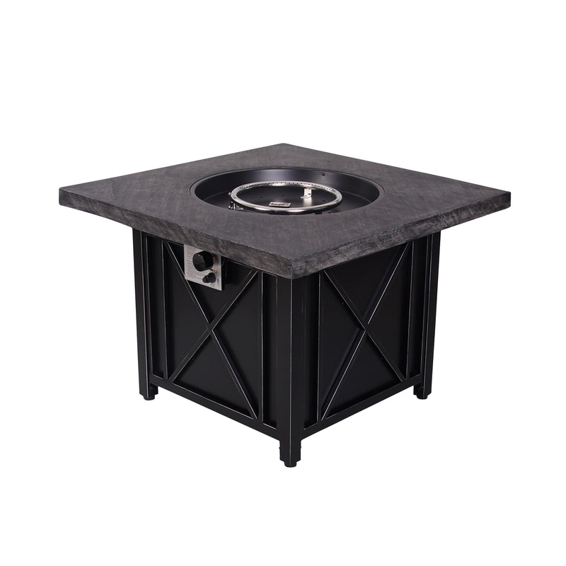 Load image into Gallery viewer, Square black fire pit - 41630
